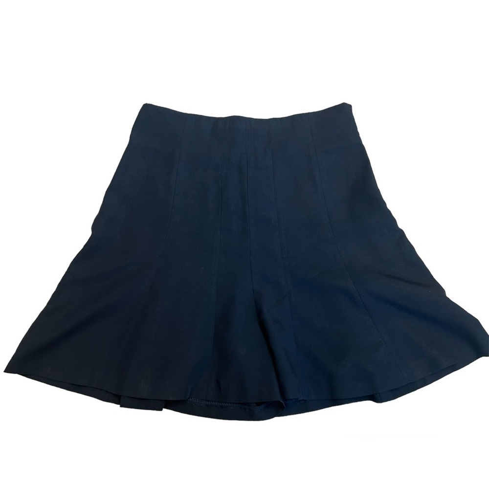 Zara navy blue high waisted dress shorts Sz S